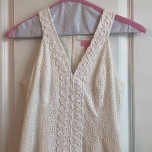 Lilly Pulitzer white shift dress
